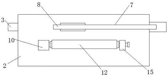 Warping device for production of needled felt