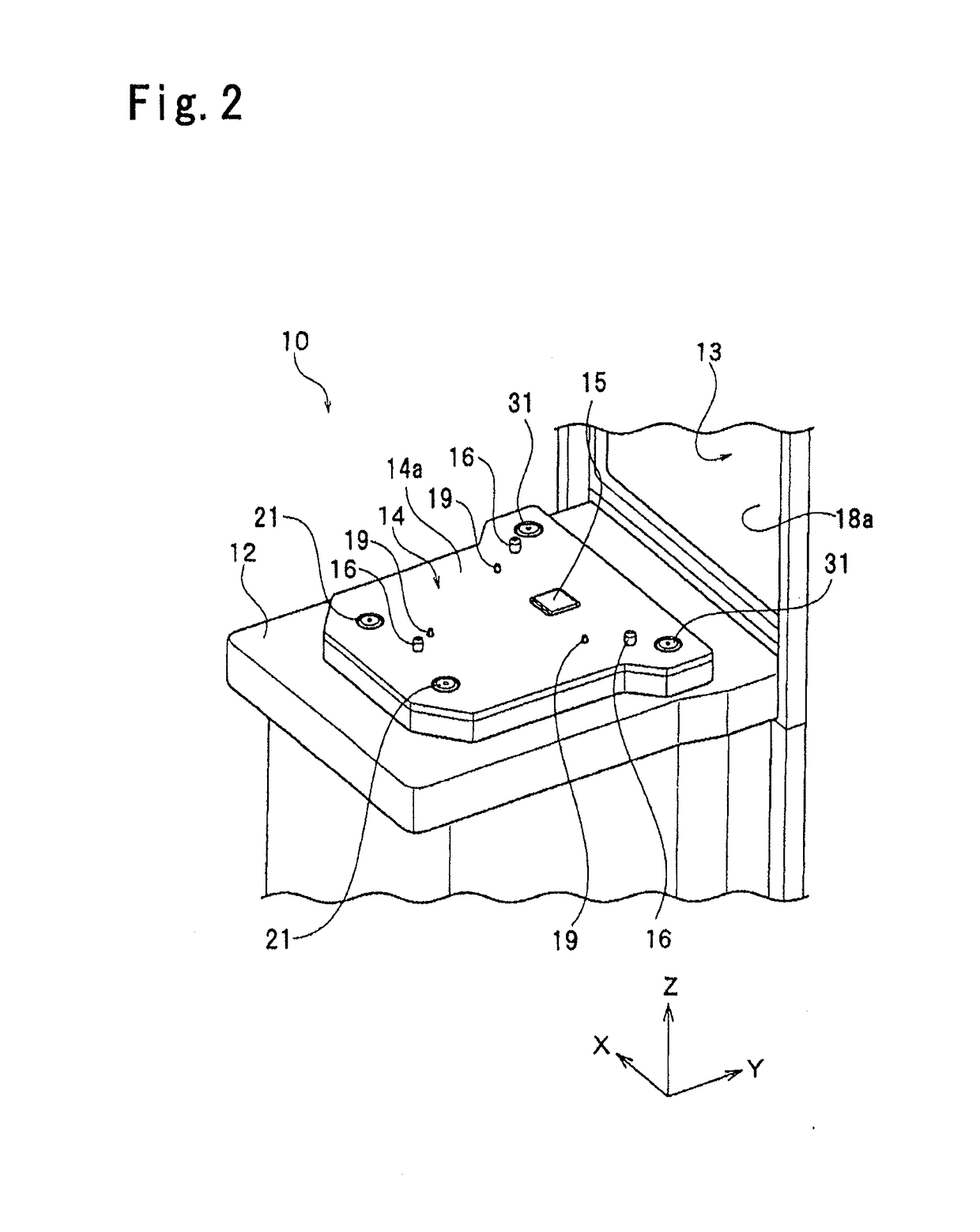 Load port device and cleaning gas introducing method into a container on a load port