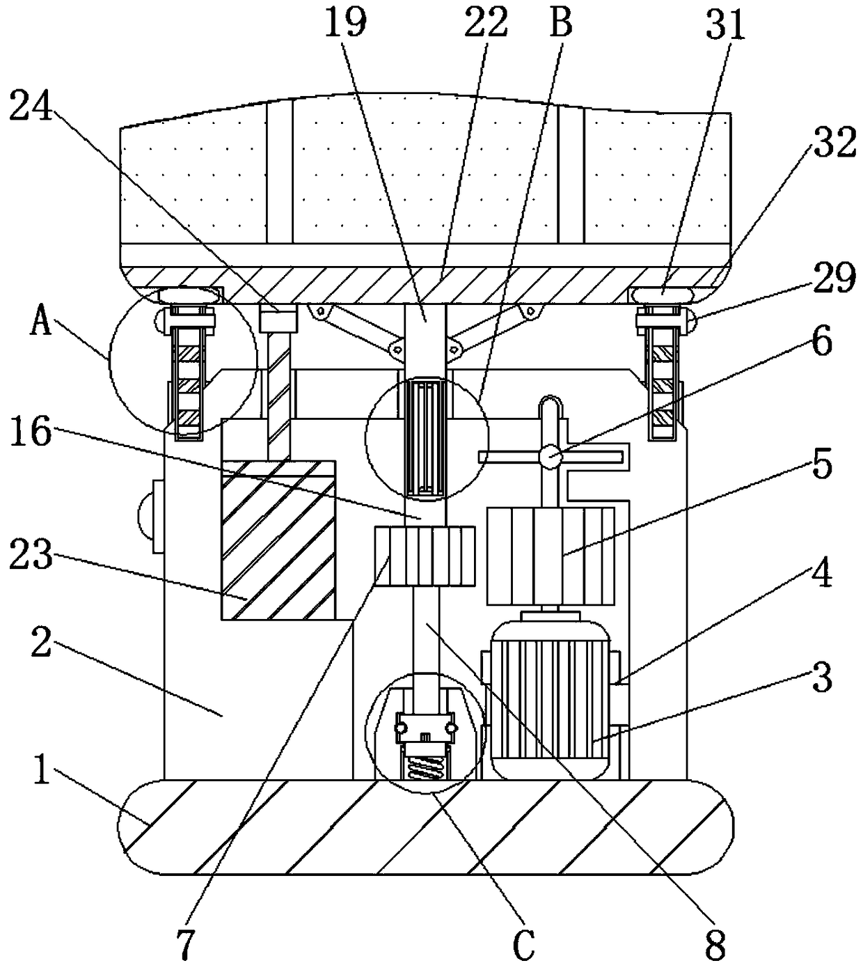 Work display device