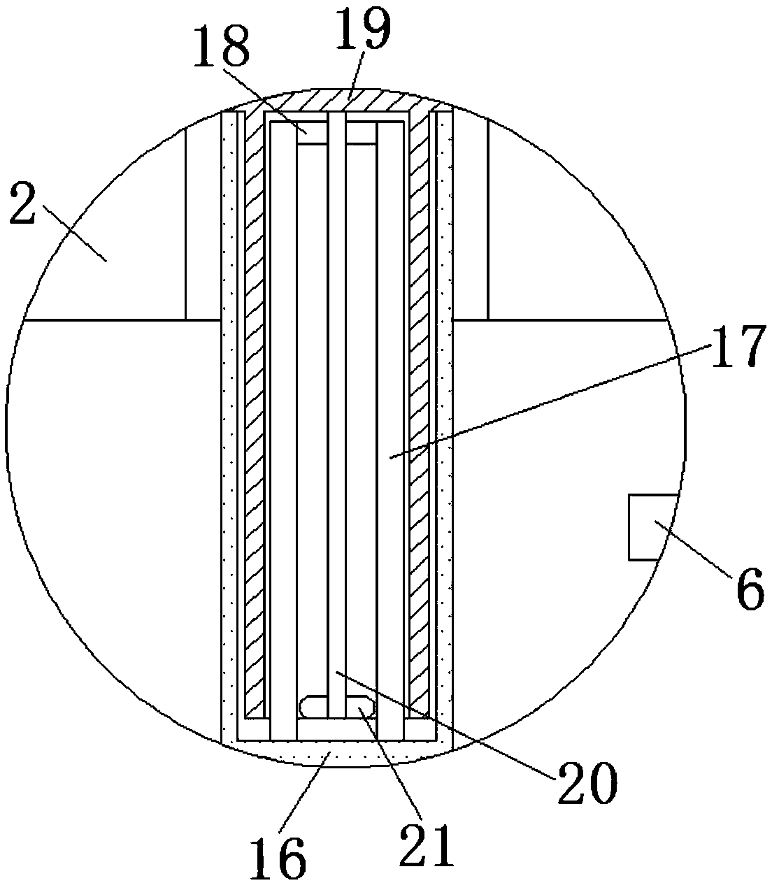 Work display device