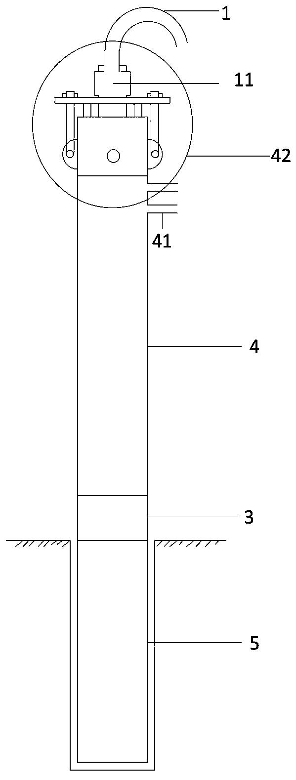 A filter press grouting device and grouting method for soft ground