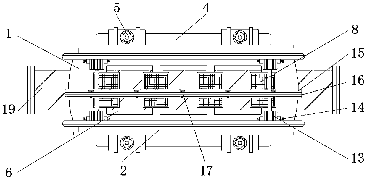 A circuit fixing device for potential-induced degradation circuit layout in a photovoltaic module