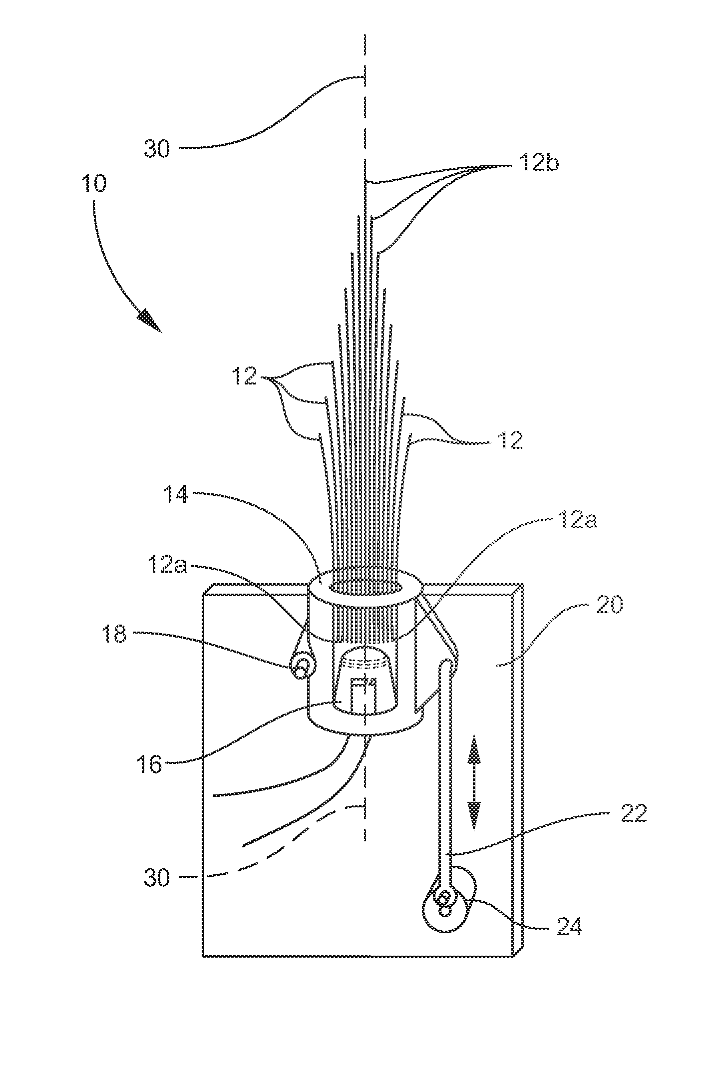 Fiber optic display apparatus and methods of osillating illuminated optical fibers