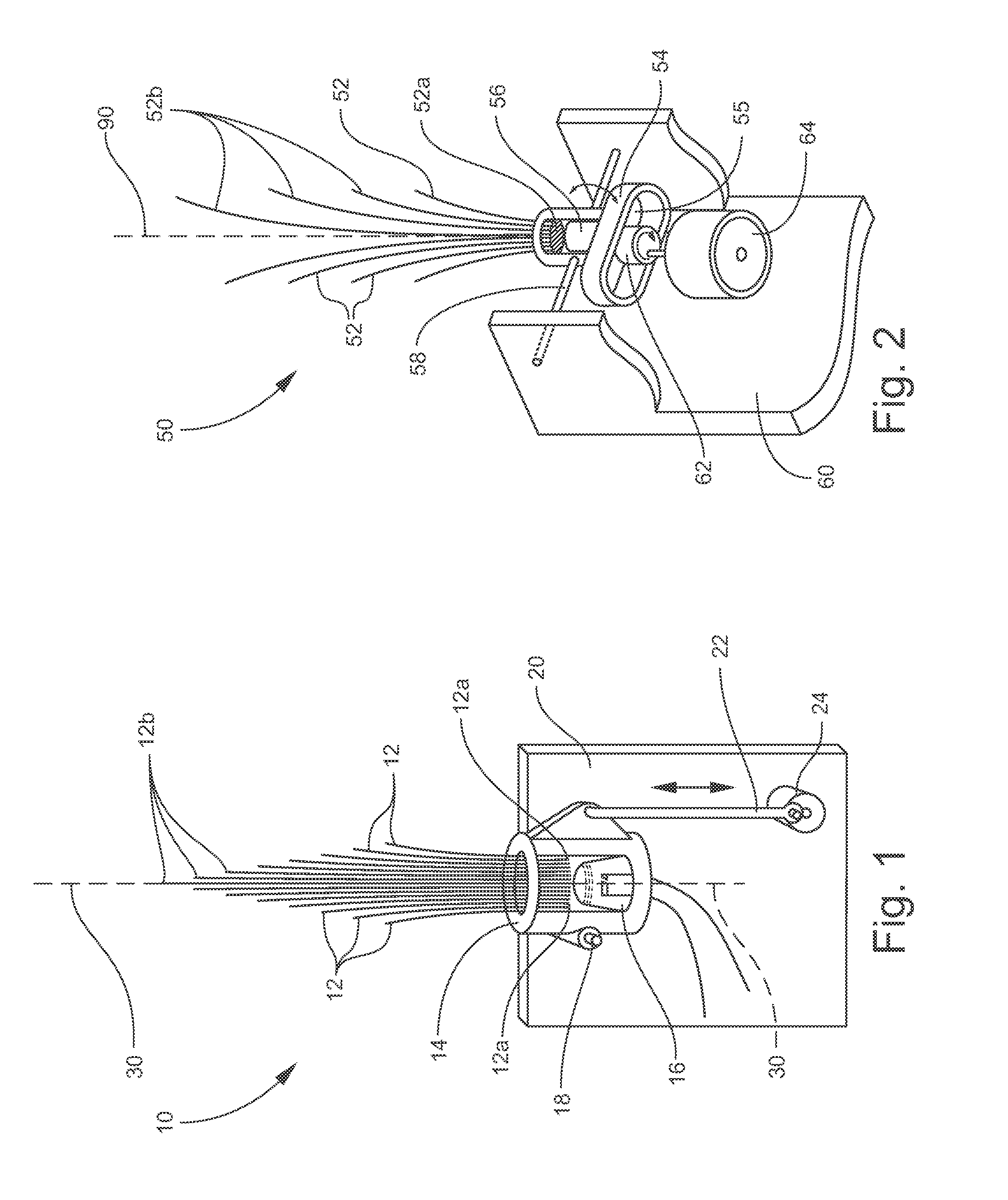 Fiber optic display apparatus and methods of osillating illuminated optical fibers