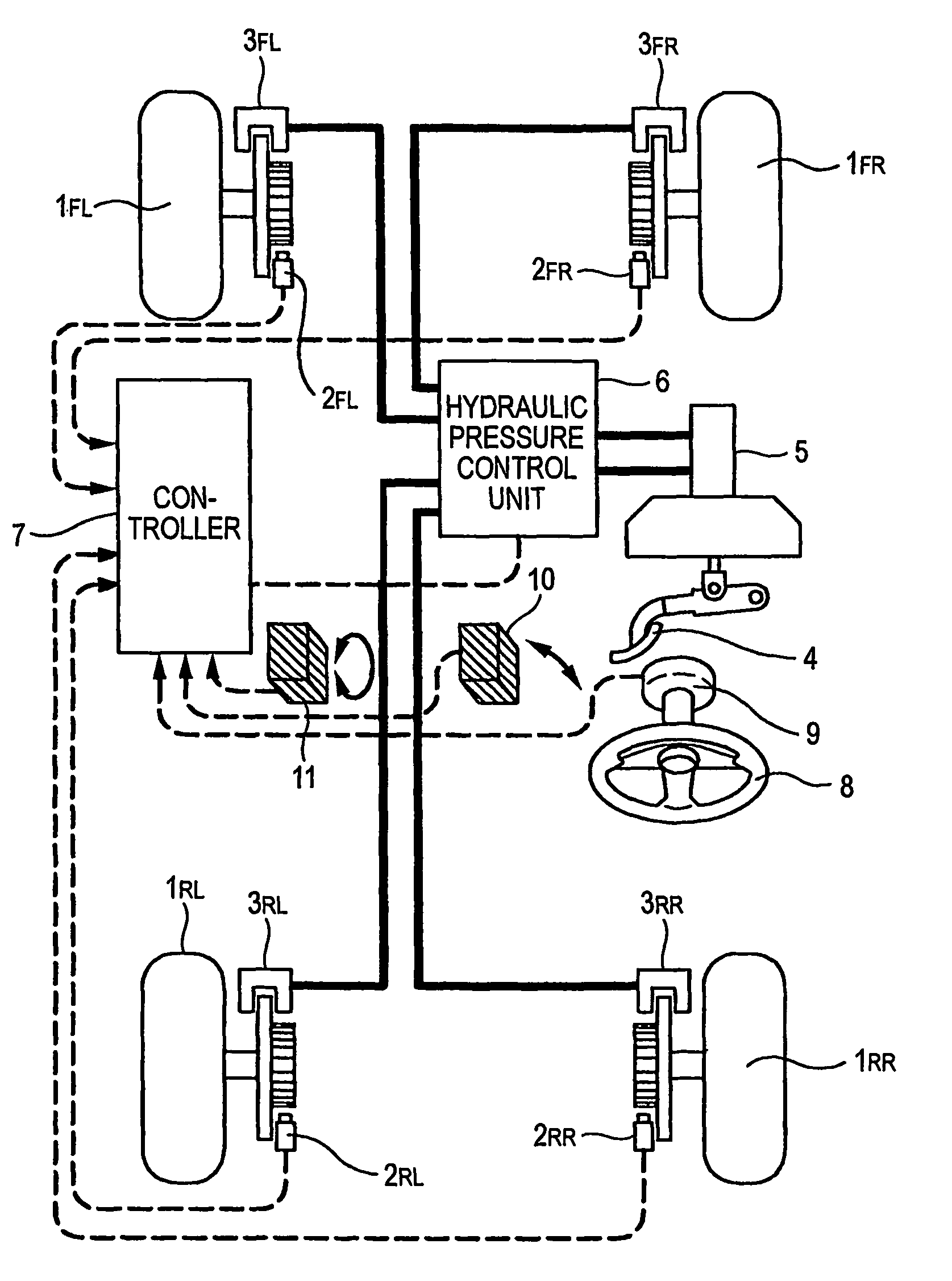 Stability control apparatus and load measuring instrument for wheel supporting rolling bearing unit