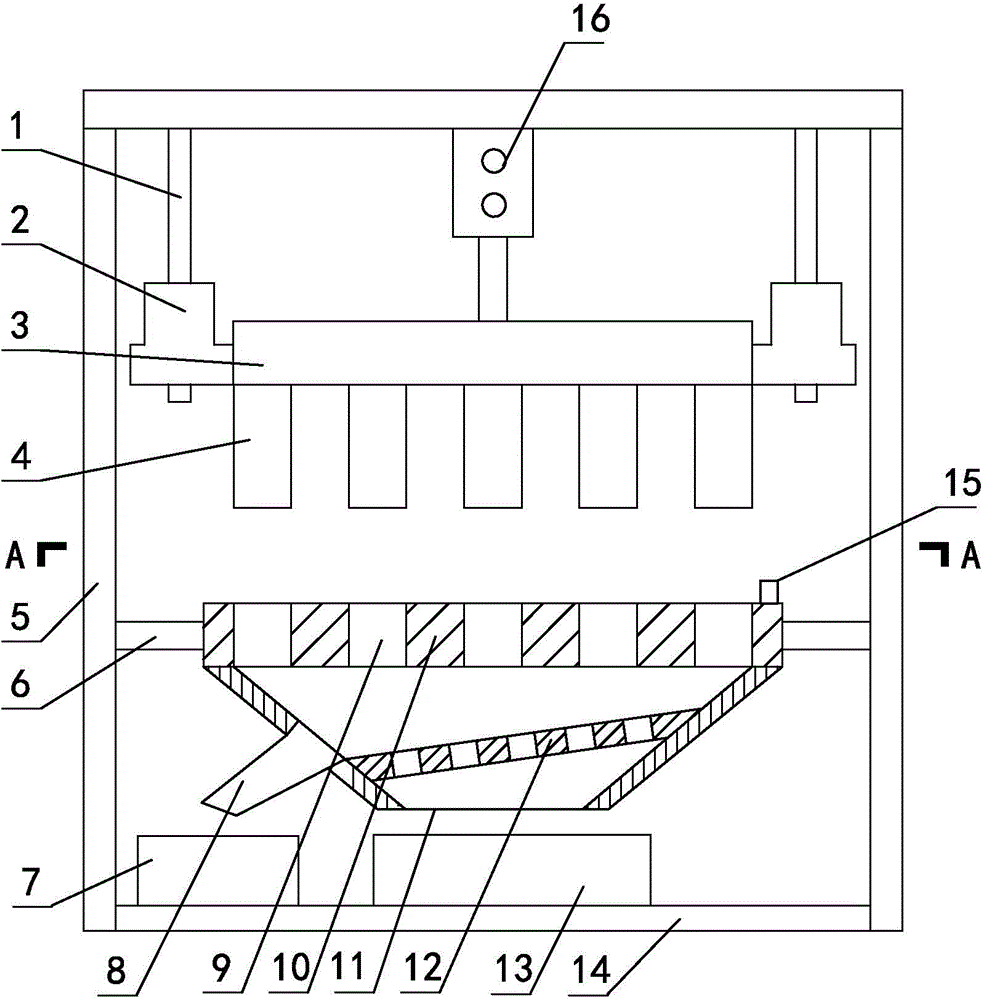 Hay cutting machine with unloading and grading recovery processing mechanism