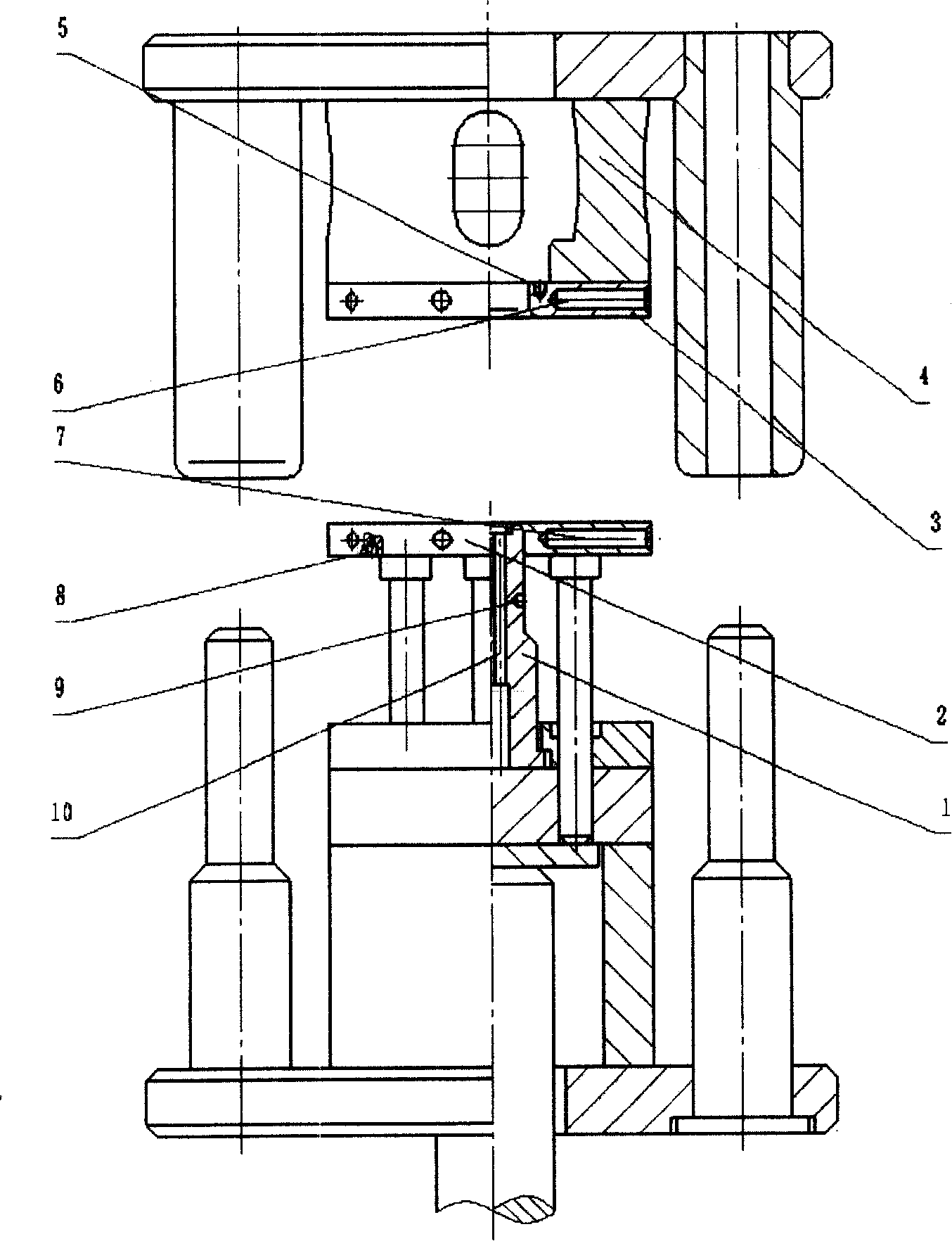 Pressure variable edge force difference temperature drawing method for magnesium alloy plate