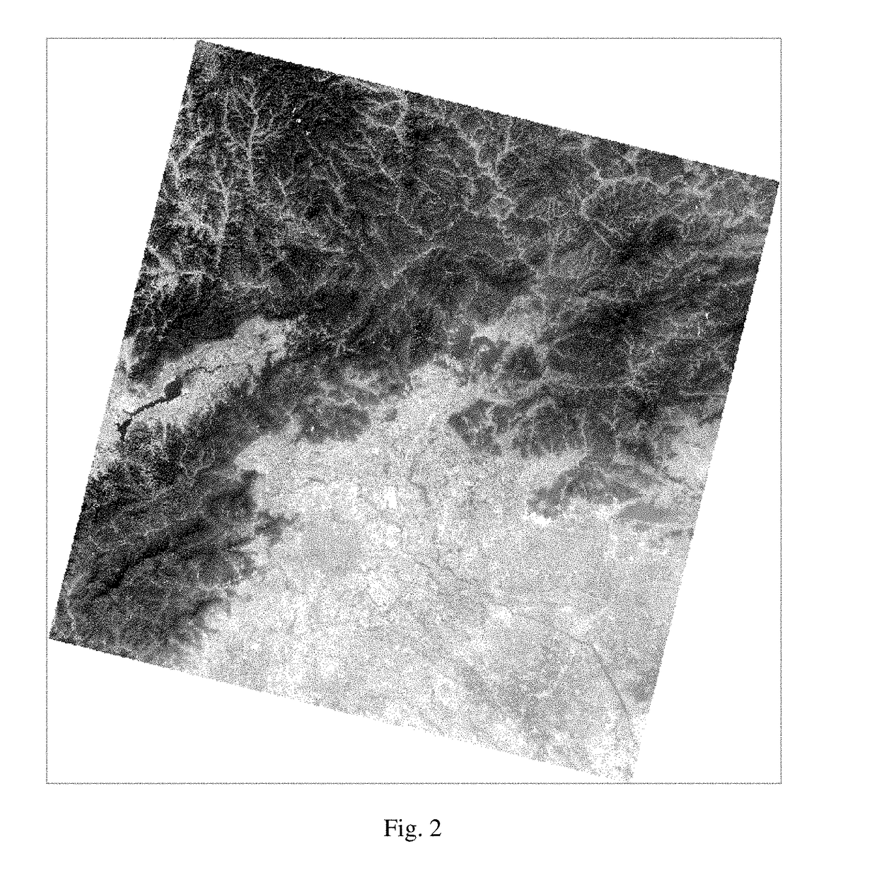 Method for retrieving atmospheric aerosol based on statistical segmentation