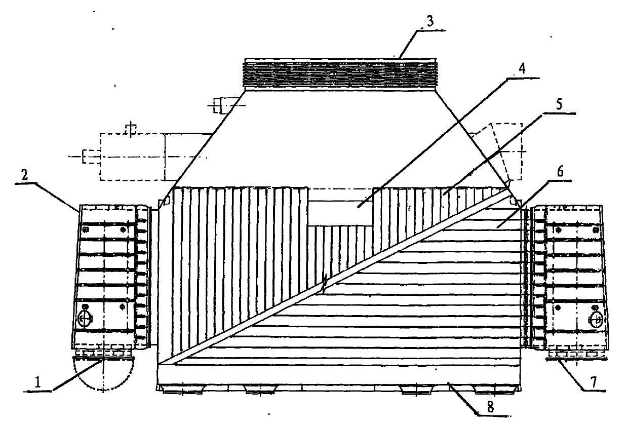 Surface-type indirect air cooling system plate-type condenser of thermal power plant