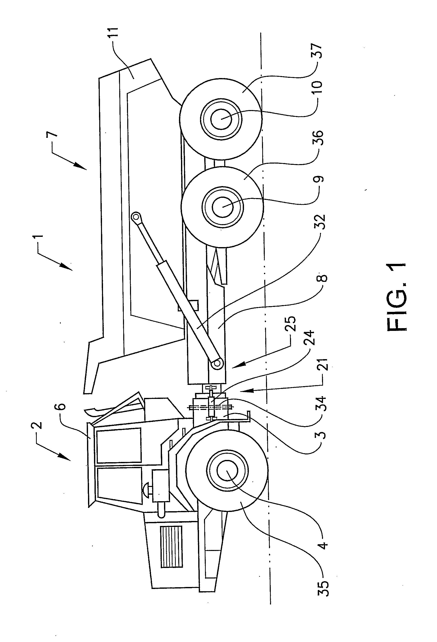 Straight motion assisting device for a work machine