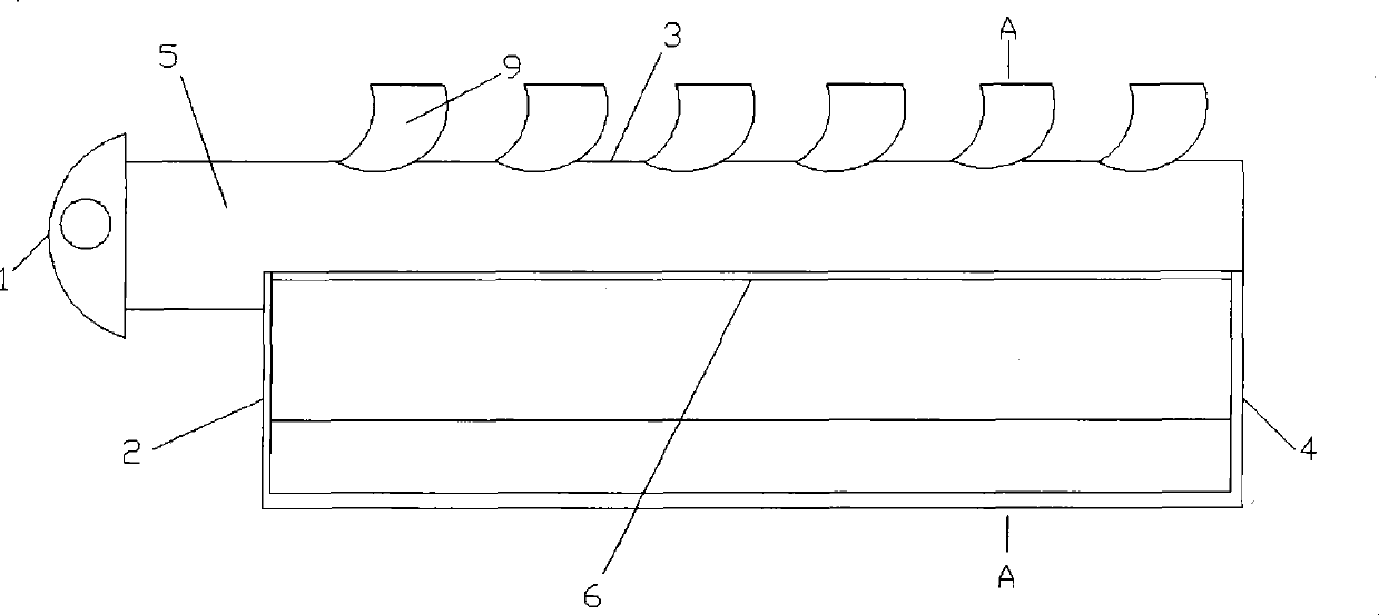 Exhausting pipe volume-adjustable turbocharging system with baffle shaft at side