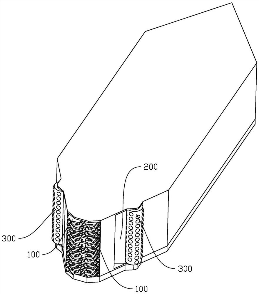 Icebreaking device and icebreaker