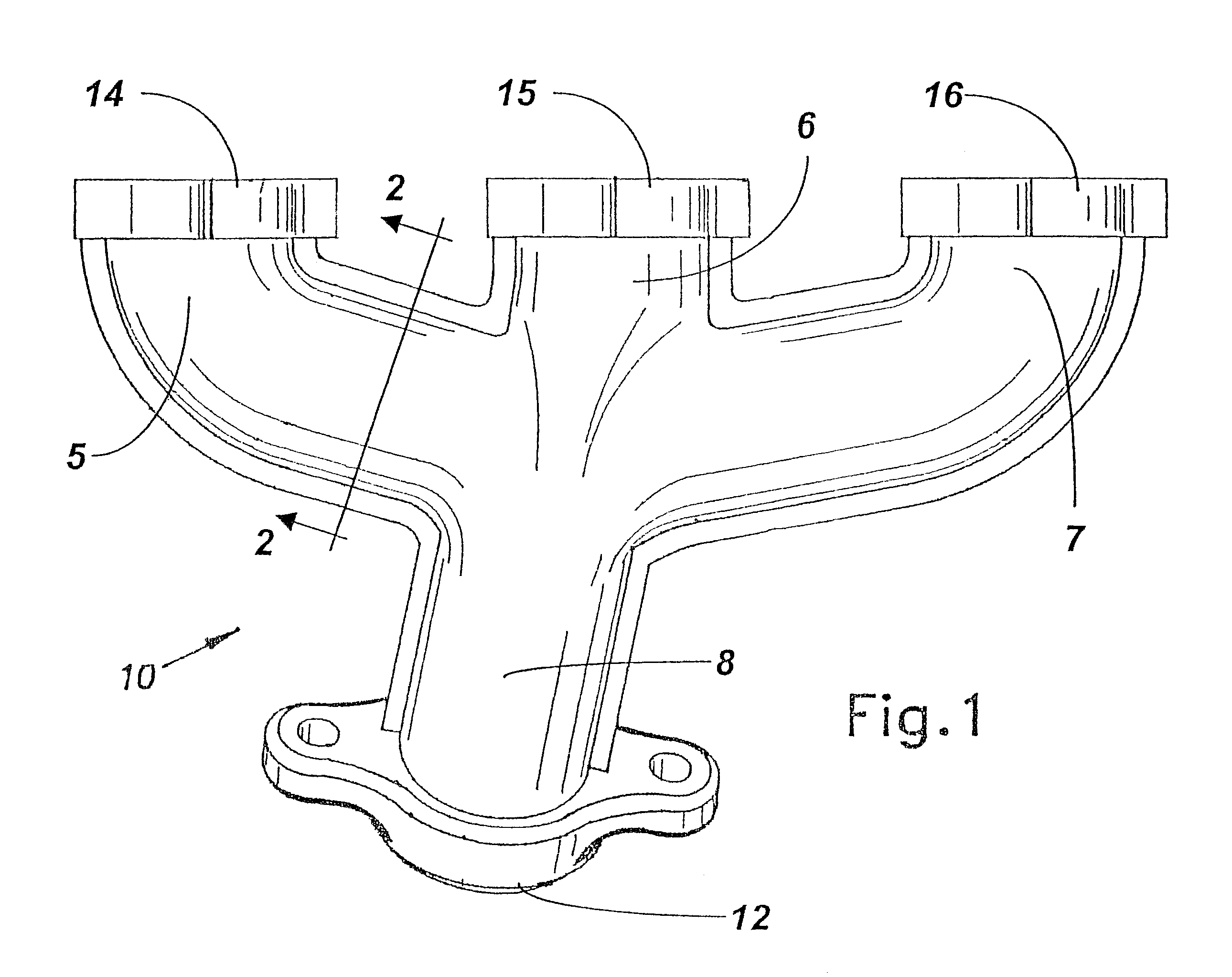 Insulated exhaust manifold