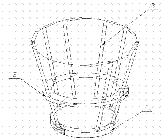 Trash can of adjustable size