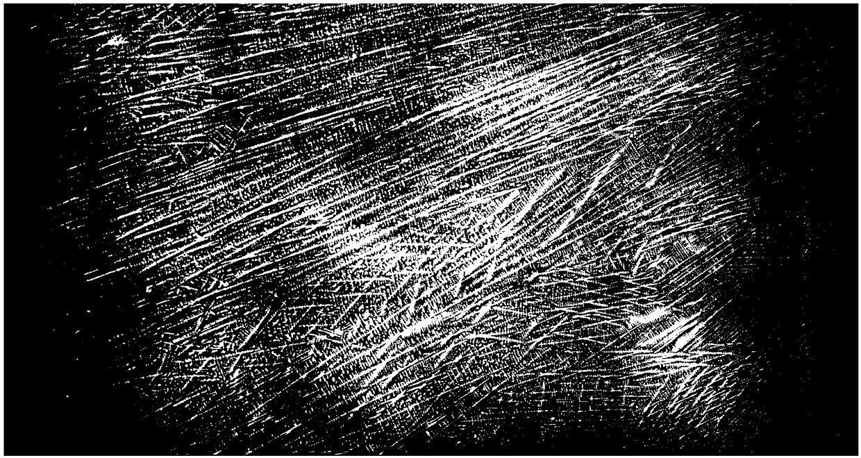 Method for high-carbon steel casting blank dendritic crystal corrosion and measurement