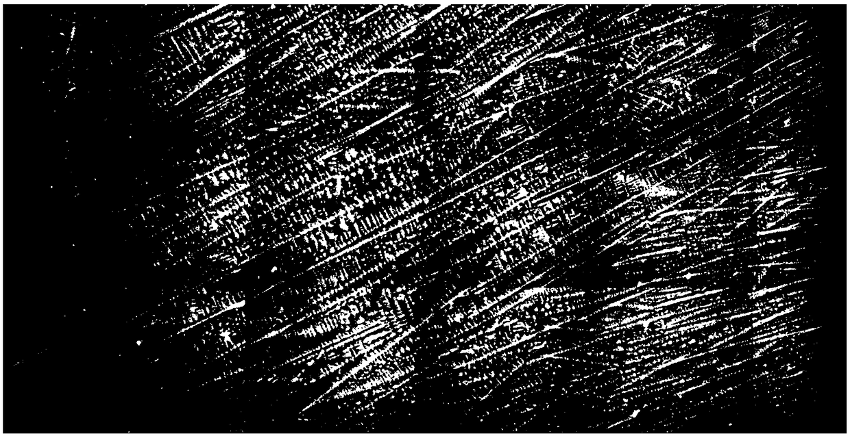 Method for high-carbon steel casting blank dendritic crystal corrosion and measurement