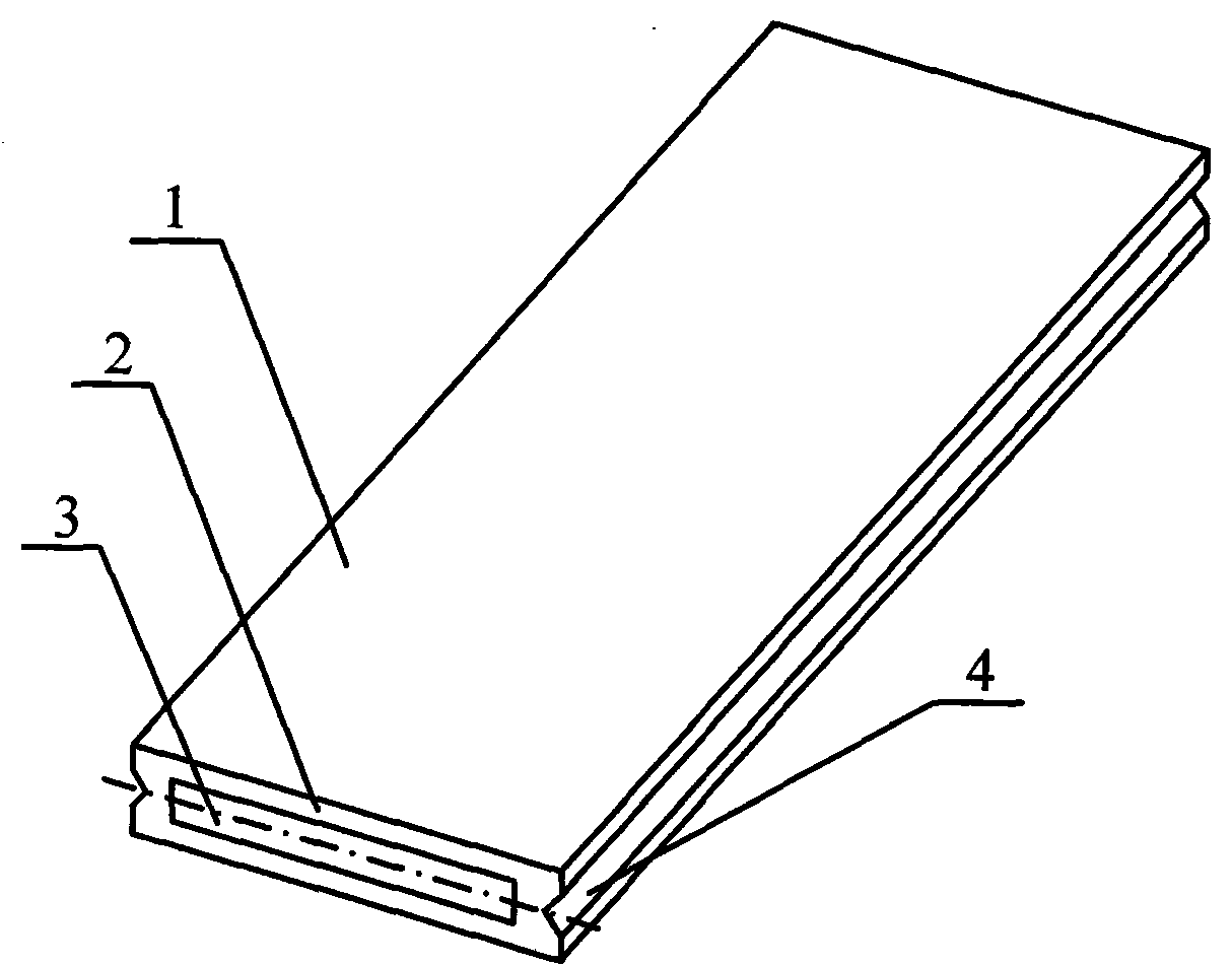 Fluorgypsum light-weight laminboard