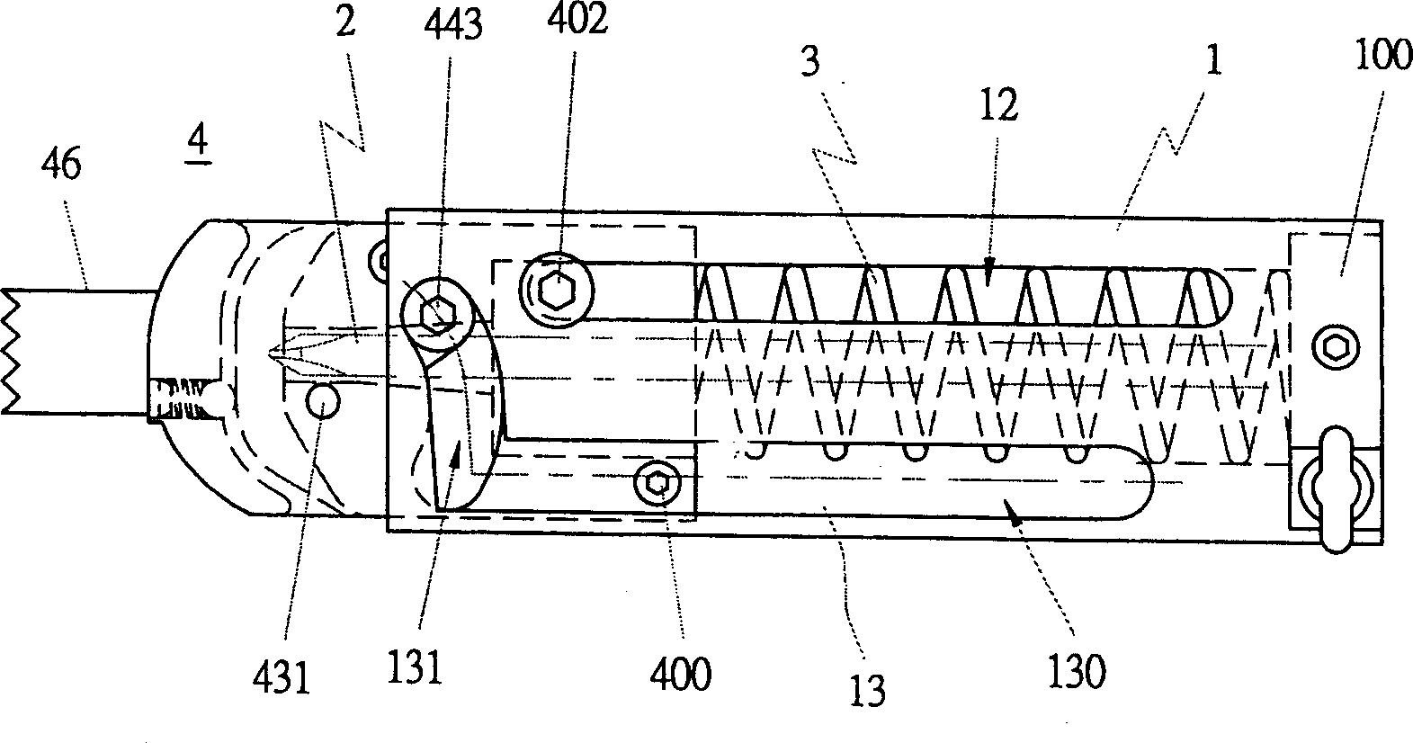 Automatic supply device for screw belt