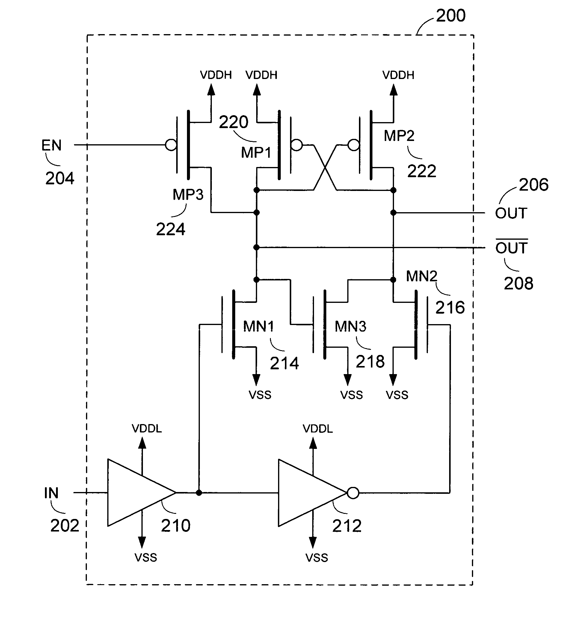 Systems and methods for translation of signal levels across voltage domains