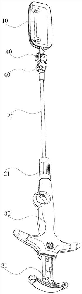 Auricle clamp conveying system