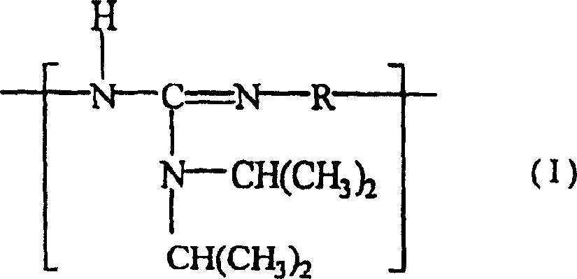 Modified polycarbodiimide composition and modified polycarbodiimide