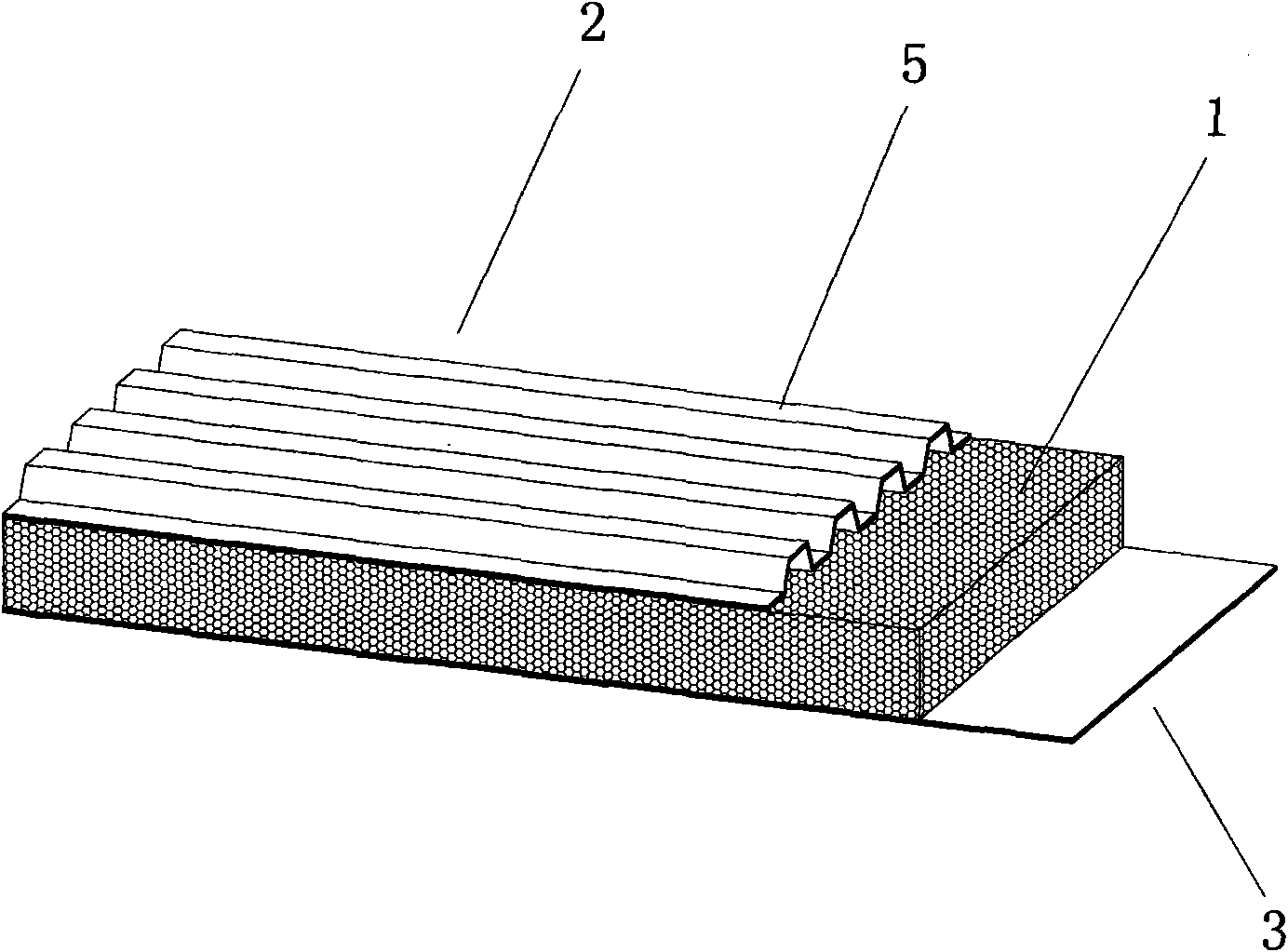 Light foaming concrete composite heat insulation plate