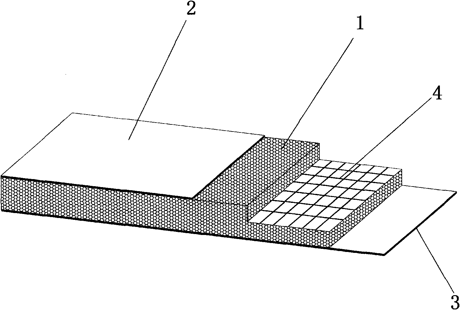 Light foaming concrete composite heat insulation plate