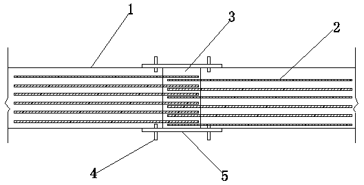 Reinforced concrete member post-cast belt forming device