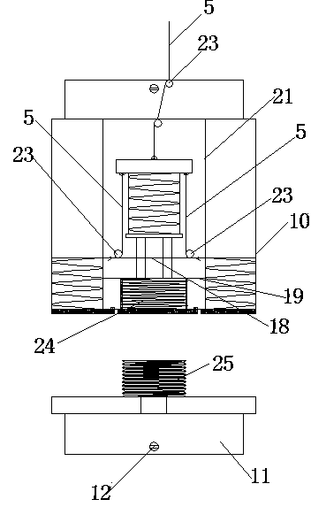 Multilayer blade-typed multipoint displacement metre anchor head used for soft soil layer