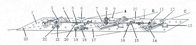 Three-phase synchronous deicing device for transmission line