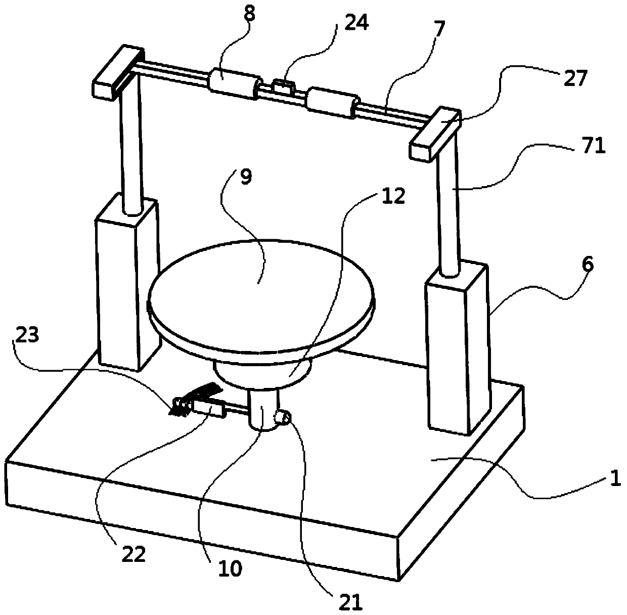 Lala gymnastics rotation training auxiliary device and method