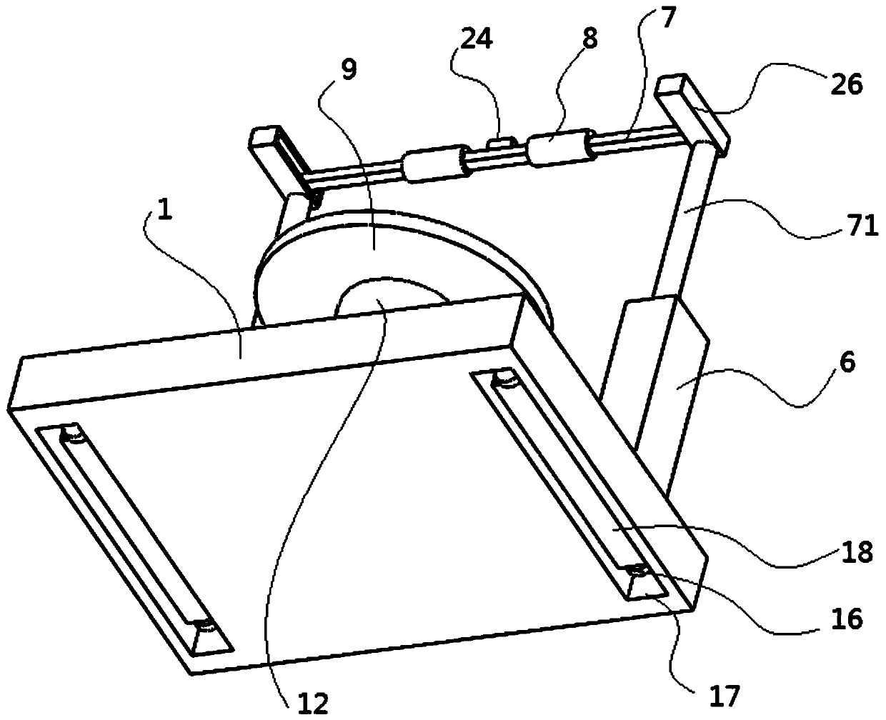 Lala gymnastics rotation training auxiliary device and method