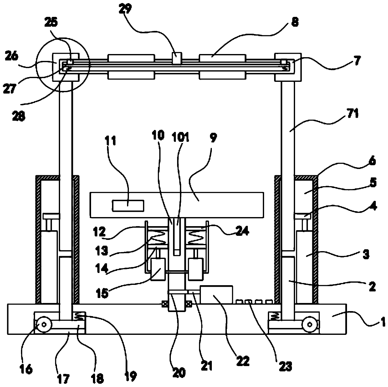 Lala gymnastics rotation training auxiliary device and method