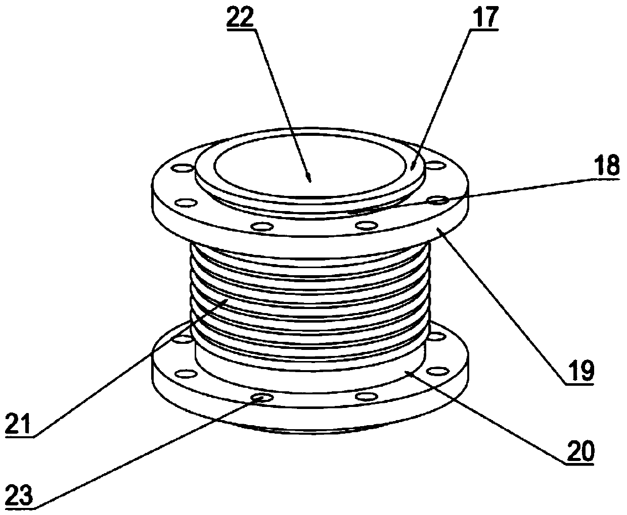 Capillary throttling structure for liquid helium temperature zone