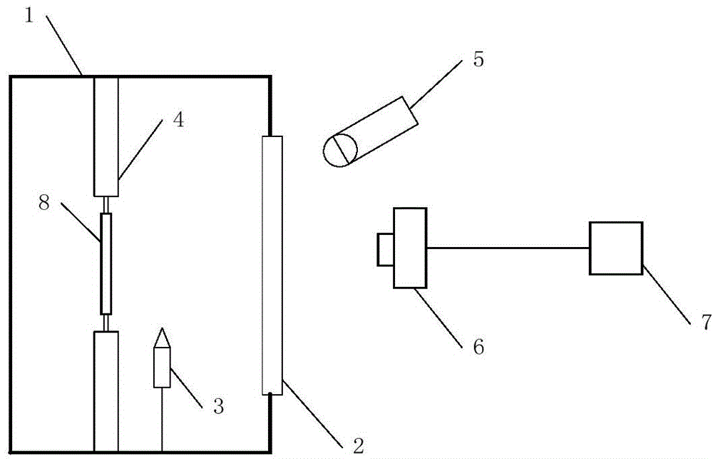 Method for measuring deformation of object in smoke under flame smoke environment