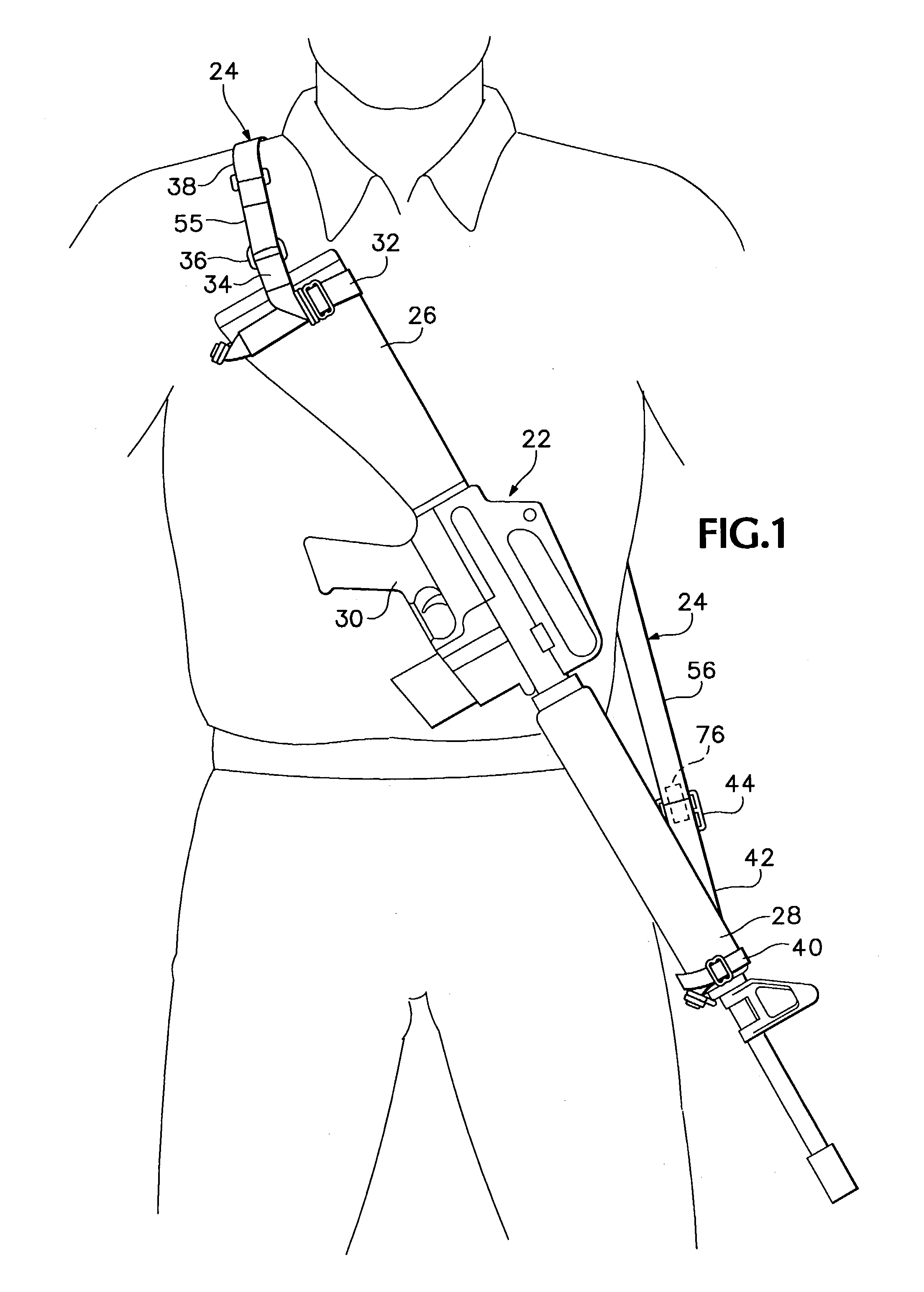 Sling for a shoulder weapon