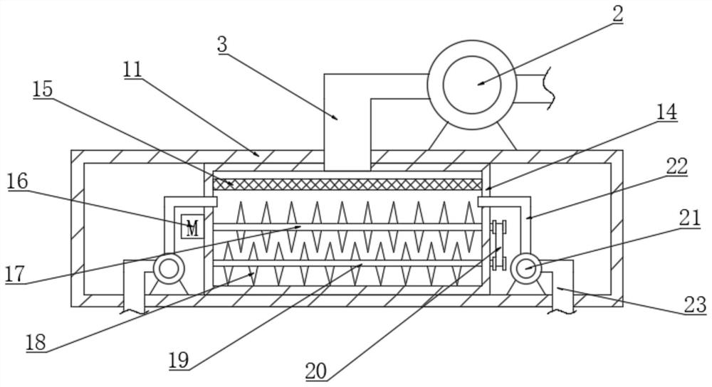 Movable river sludge dredging device