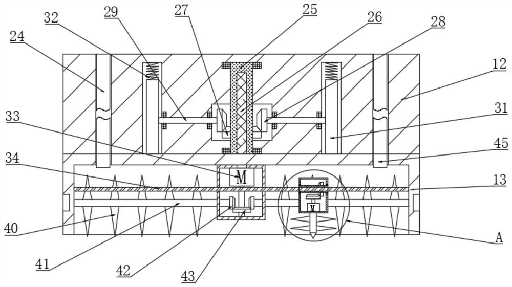 Movable river sludge dredging device