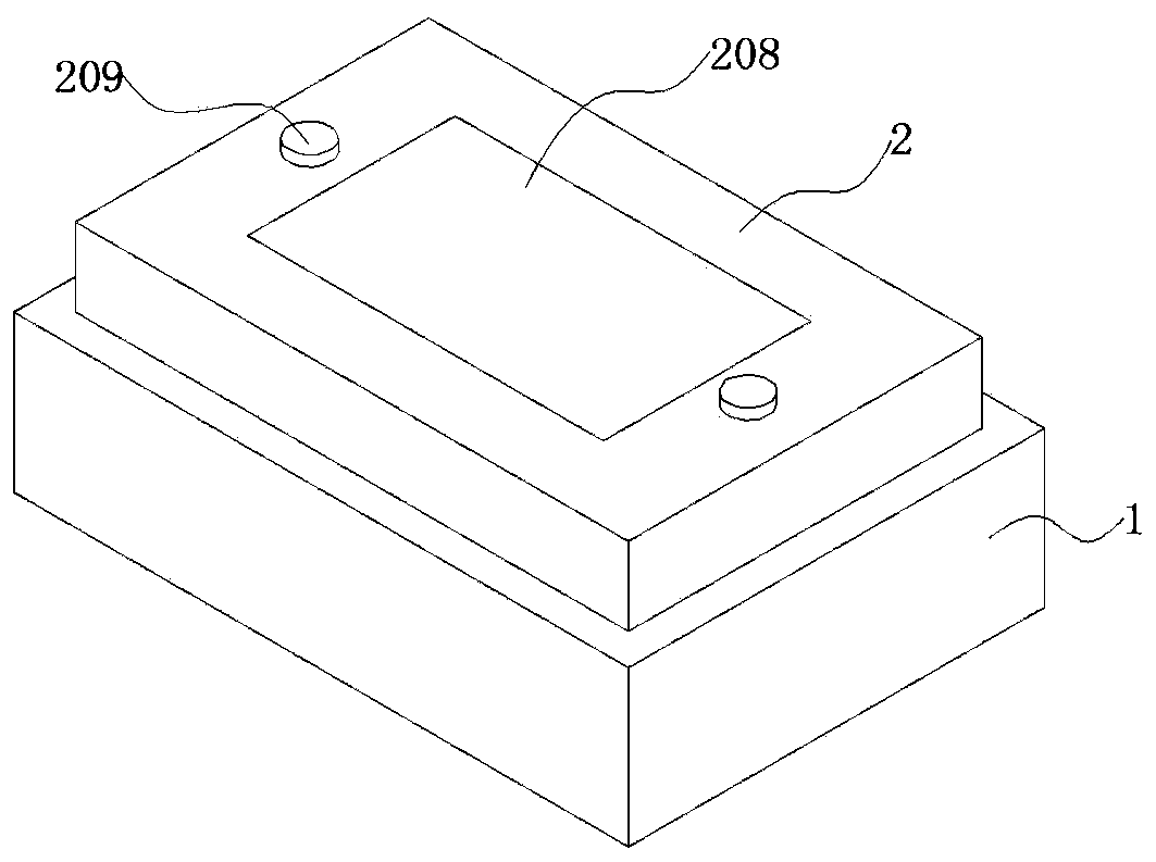 Support assembly for LED chip packaging