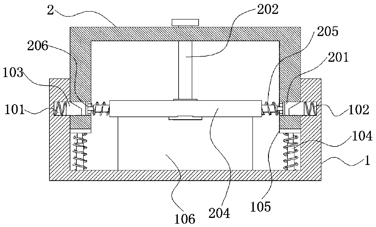 Support assembly for LED chip packaging