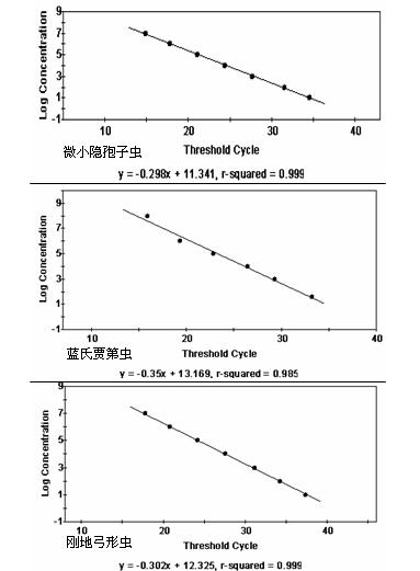 Various important aquagenic zoonoses protozoa simultaneous assay kit and preparation method thereof