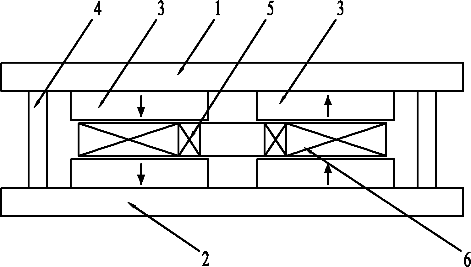 High-accuracy electromagnetic force controlled linear motor and control system thereof