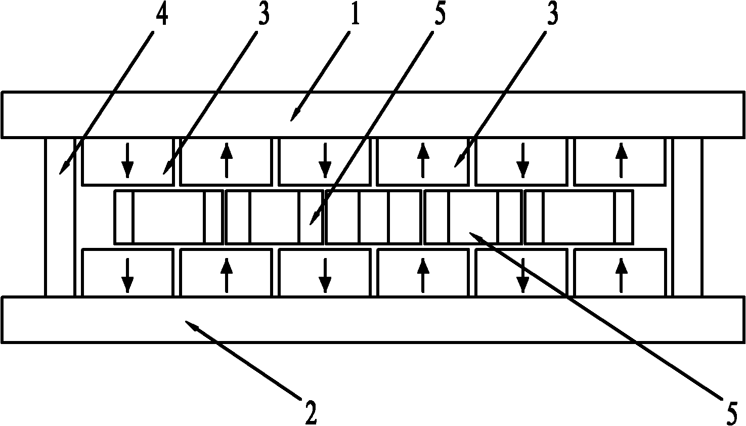 High-accuracy electromagnetic force controlled linear motor and control system thereof