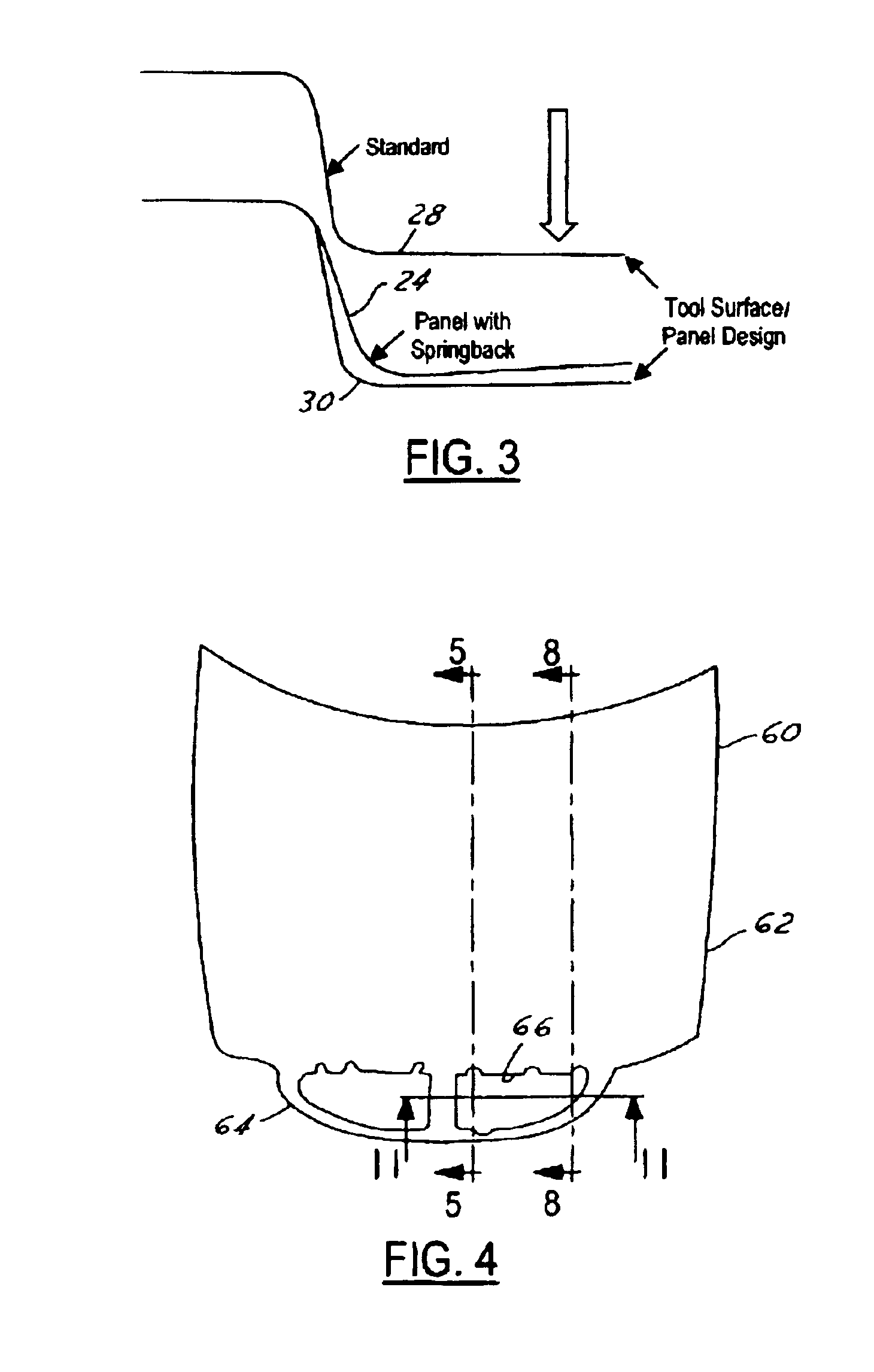 Method of modifying stamping tools for spring back compensation based on tryout measurements