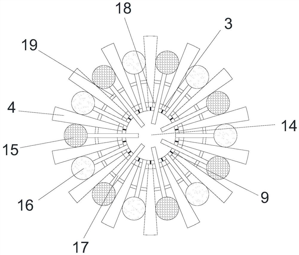 Stirring device for paint processing