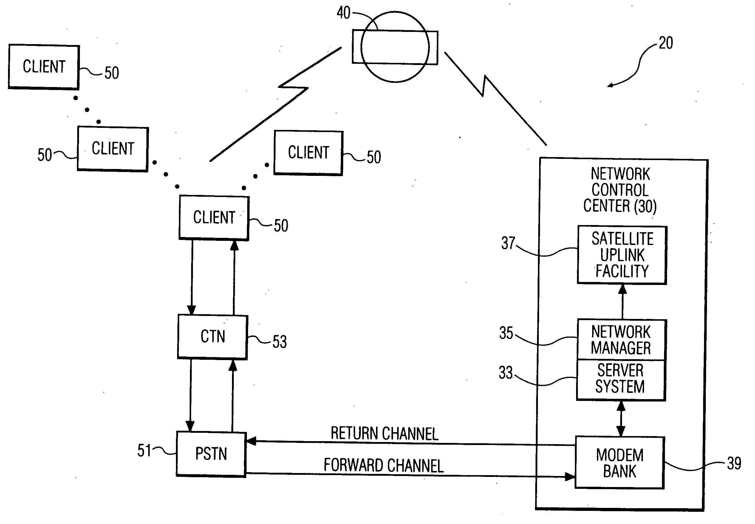 System for broadcasting software applications and portable data communications device for use in such a system