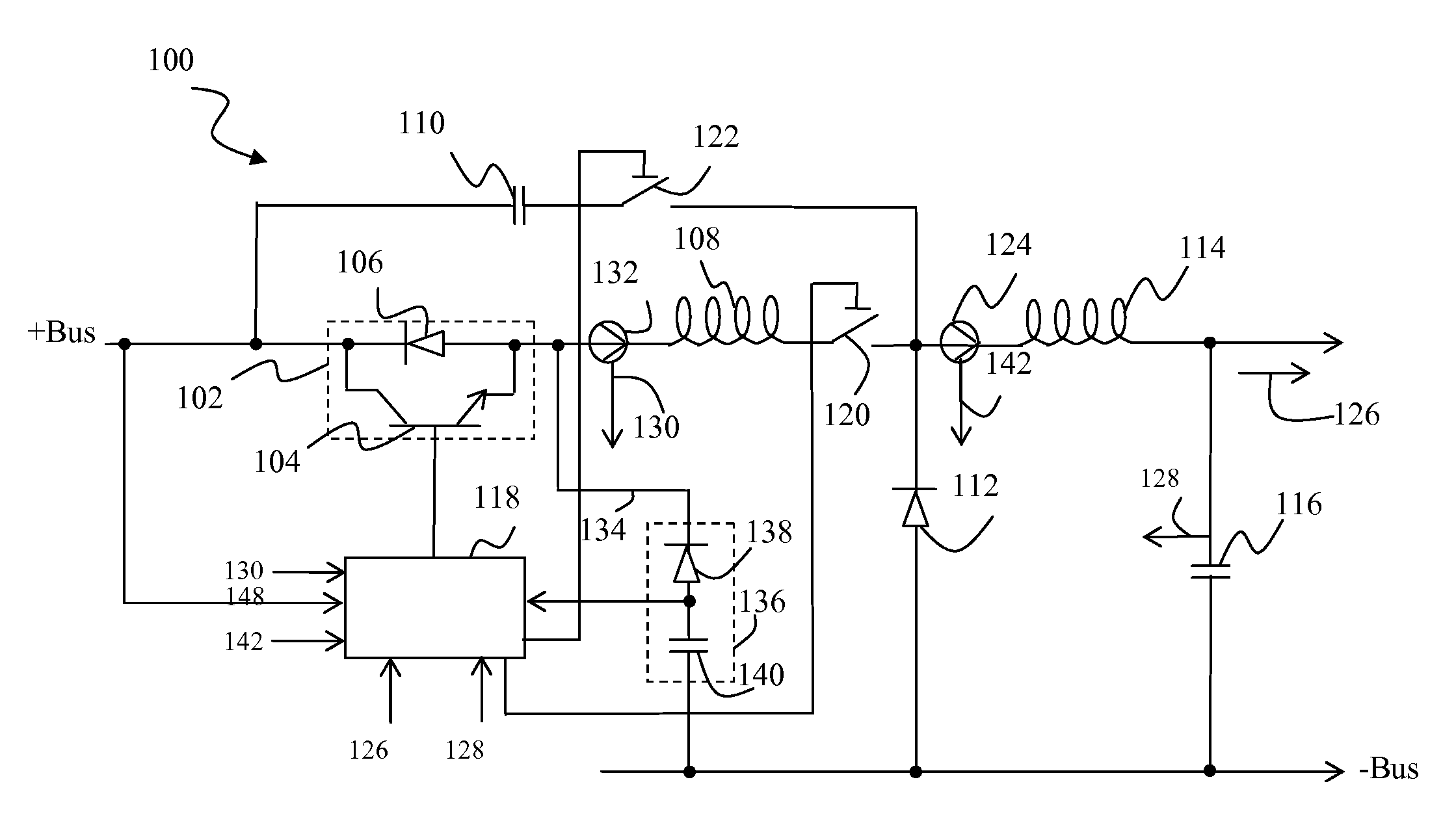 Adjustable resonant buck converter