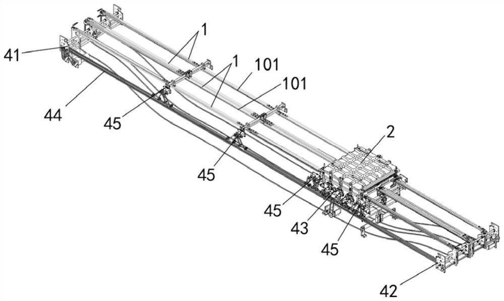 Conveying system for vacuum reflow soldering furnace