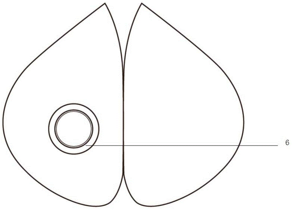 Stereoscopic mask filter element and anti-haze mask