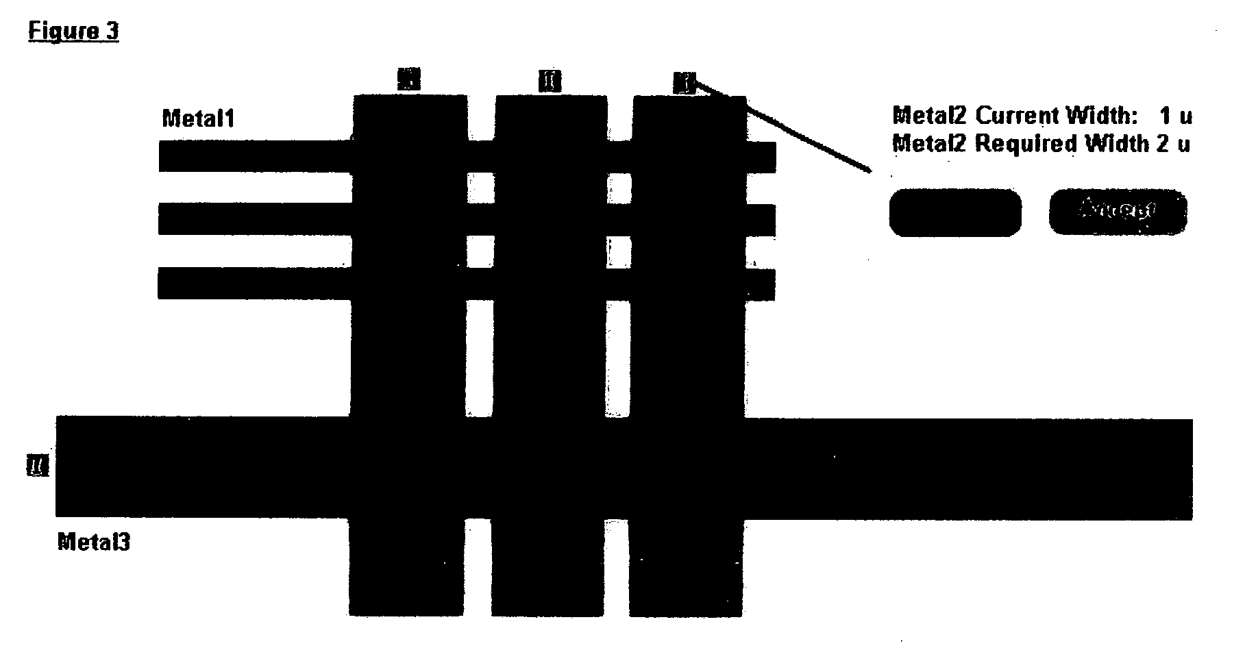 System and method for automatic elimination of voltage drop, also known as IR drop, violations of a mask layout block, maintaining the process design rules correctness